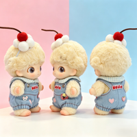 Tenue de poupée en vinyle de 15 cm, série journal intime nouveau-né, OEM ODM personnalisée, salopette colorée pour Crybaby KT Labubu, costume de poupée mignon