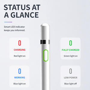 ปากกาสไตลัสแบบแอคทีฟอเนกประสงค์หน้าจอสัมผัสปากกาอัจฉริยะ USB ชาร์จสไตลัสสำหรับ <span class=keywords><strong>iPad</strong></span> Samsung Huawei Xiaomi - Product Image 3