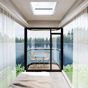 Cabane écologique en placage de bois, modèle <span class=keywords><strong>Canyon</strong></span>, pour séjour touristique longue durée, logement confortable - Product Image 3