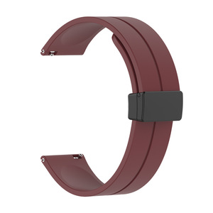 <span class=keywords><strong>Correa</strong></span> de <span class=keywords><strong>Reloj</strong></span> Inteligente Personalizada de 22 mm para <span class=keywords><strong>iPhone</strong></span> y Huawei, de Silicona con Hebilla Magnética y Logotipo Impreso - Product Image 3