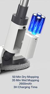 Mop Elettrico Rotante con <span class=keywords><strong>Secchio</strong></span> di Lavaggio Automatico, Potente Sistema di Pulizia Pavimenti, Scrubber Rotante Senza Fili per Uso Domestico - Product Image 6