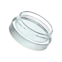 Offres Spéciales 5ml 7ml 9ml bocaux carrés en verre transparent à l'épreuve des enfants avec bouchon en plastique contenants cosmétiques couvercle résistant aux enfants