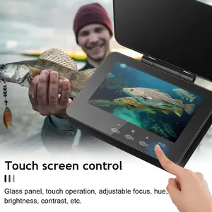 Caméra de pêche sous-marine JXI ultra-claire avec écran tactile 4,3 pouces, étanche, vision nocturne infrarouge, détecteur de poissons, écran LCD rotatif - Product Image 3