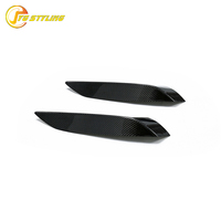 Protection d'angle supérieure avant en carbone sec style MP M3 M4 pour BMW F80, accessoires extérieurs, systèmes de carrosserie automobile, 2014-ON, 2 pièces
