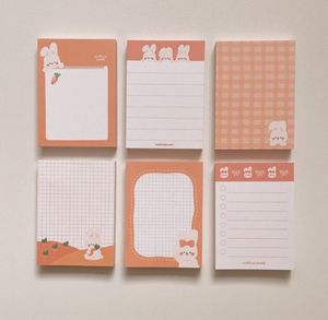 4x6 Zoll Notitieblok A6 Notepad benutzer definierte Haft notizen Schreiben Sie Ihre Notizen quadratische Notiz blöcke - Product Image 4