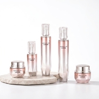 Bouteilles d'huile capillaire de luxe avec logo personnalisé, flacons de lotion essentielle haut de gamme, pots et bouteilles en verre vides pour soins de la peau 30g 50g 40ml 100ml 120ml