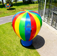 Ballon à air chaud gonflable géant et coloré - Décoration d'événements commerciaux / Accessoire de photomaton pour fêtes et festivals
