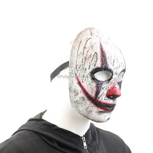 Topeng Joker Wajah Penuh Badut Horor untuk Pesta Cosplay Burning Man, Kostum Liburan Menyeramkan, Dekorasi - Product Image 5