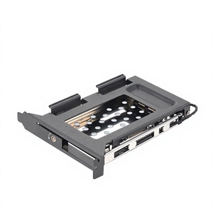 Unestech Aluminum 2.5 Inch Tray-less <strong>Bracket</strong> SATA Chassis Hard Drive Mobile Rack for PCI Slot - Product Image 1