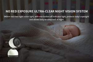 Vente en gros de moniteurs 720P pour bébés et animaux de compagnie avec écran 5.0 "caméras AHD-Audio et vidéo haute définition pour le sommeil et la sécurité de bébé - Product Image 2