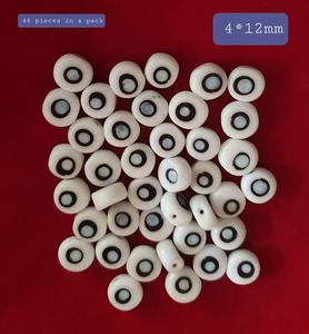 Evil Eye Perles de verre indiennes faites à la main en argent d'excellente qualité pour la fabrication de bracelets et de bijoux disponibles au prix de gros - Product Image 2