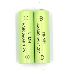 2 /3 AAA 1.2v batteria ricaricabile ni-mh della migliore qualità batteria nimh 400mah ni mh