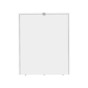 Escritorio de oficina flotante DB Virgin, mesa flotante blanca para espacios de trabajo modernos - Product Image 1