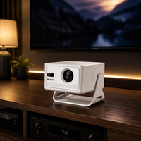 Projecteur LCD Mini HY320Max 1080P 400 Lumens ANSI Prise en charge 8K Mise au point automatique Correction automatique de la distorsion trapézoïdale Haut-parleurs intégrés BT5.4 WiFi6 Android 14