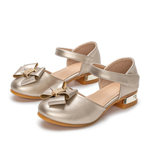 Stivaletti in Pelle con Fiocco per Bambina, Nuova Collezione Autunno Inverno 2025, Stile Western alla Moda, Modello Principessa a Strato Singolo con Fibbia - Product Image 4