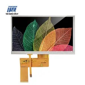 Pantalla LCD de 7 pulgadas con panel táctil resistente, pantalla LCD de 800x480 de resolución, 200nits, brillo, RGB