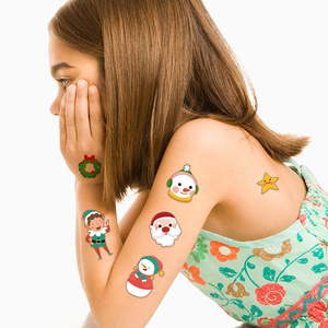 Tatuajes Temporales de Halloween, Pascua y Navidad, Mini Calcomanías de Tatuajes para Niños, Arte Corporal Impermeable, Calcomanías de Tatuajes para Festivales, Recuerdos para Fiestas - Product Image 2