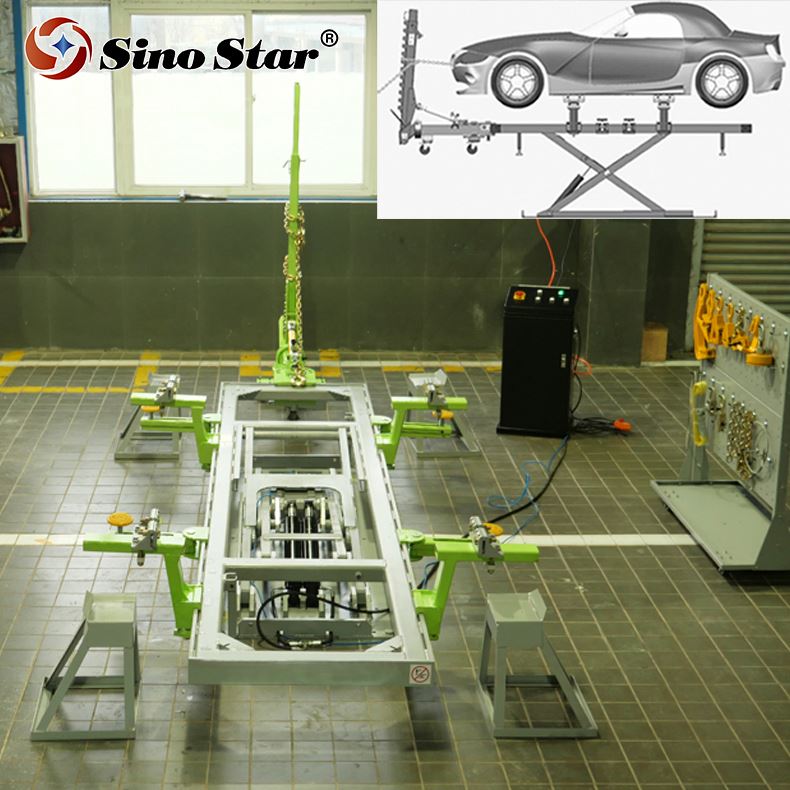 SS-CRT002 скамья длина 3,14 м Высокое качество гидравлического автомобиля рампы тела ремонт оборудования