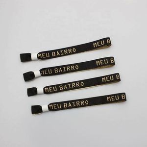 OEM Factory Custom Polyester Fabric Wristband Bracelet Stylish Luxury Fashion Sport Charm with Coin Business Gift - Product Image 3