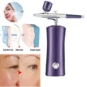 Pakiss Nano Zuurstof Water Infusie Sproeier Jet Machine Water Zuurstof Injector Voeden Spuit Huidverzorging Lotion Injectie Apparaat