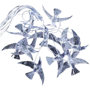 Decoración Aérea para Escenario de Boda, Lámpara Colgante LED, <span class=keywords><strong>10</strong></span> Cabezas, Acrílico, Lámparas de Araña con Forma de Pájaro, Decoración Luminosa - Product Image 6