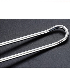 Storefixture Chrome mạ đá đen bảng điều chỉnh vòng móc đôi dòng slatwall hiển thị Euro móc - Product Image 5