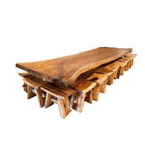 Mesas de Comedor de Madera de Suar, Muebles de Exterior - Product Image 1