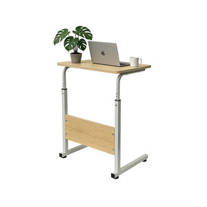 โต๊ะวางแล็ปท็อปแบบปรับระดับได้ทันสมัย ทำจาก MDF และโลหะ เหมาะสำหรับนักเรียน สำนักงาน ห้องนอน หรือใช้ในโฮมออฟฟิศ - Product Image 3