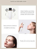 Nouveautés : Spray Fixateur de Maquillage Liquide Longue Tenue Effet Mat, Contrôle du Sébum, Résistant à l'Eau, Marque Privée