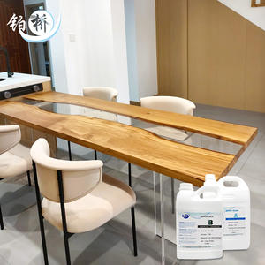 गर्म बिक्री एपॉक्सी राल लकड़ी के नदी टेबल शिल्प के लिए साफ कास्टिंग राल - Product Image 1