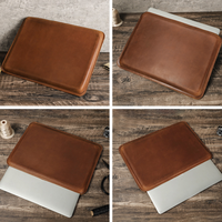 Housse de protection fine en cuir véritable pour ordinateur portable de couleur personnalisée pour les derniers modèles Apple MacBook Pro Air 16.2 pouces