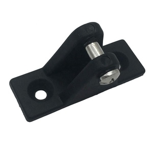 Nylon Marine Bimini Top 90 Degree Deck Hinges Base W/Bolt Hinge Mount Fitting Ship Kayak <b>Yacht</b> Boat Hardware Accessories Deck Mo - Product Image 3