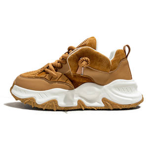 Hombre al aire libre resistente al desgaste suela gruesa zapatos de aumento de altura caminar zapatillas gruesas estudiante patio correr zapatos deportivos - Product Image 5