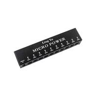 Alimentation pour pédale de guitare, 10 sorties DC isolées pour pédale d'effet 9V, protection contre les courts-circuits, réduction du bruit, pédalier