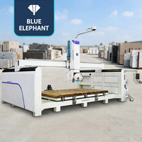 Vente flash : Machine de découpe à pont 5 axes 3200x2000mm avec table inclinable à 80 degrés pour la découpe du granit et du marbre