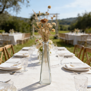 Vase en verre dégradé bleu effet goutte d'eau, bouteille haute <span class=keywords><strong>et</strong></span> étroite à col fin pour <span class=keywords><strong>fleur</strong></span> à tige unique, décoration intérieure, fournisseur en gros - Product Image 2