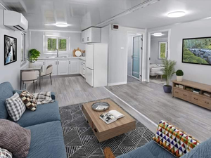 Casa móvil de alta calidad, casa contenedor de vida portátil de 2 dormitorios, casa contenedor extensible de 20 pies y 40 pies - Product Image 4