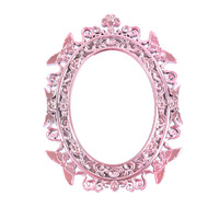 Miroir de maquillage rétro de style européen, miroir de beauté de haute qualité, miroir de table simple face, électroplaqué, pour influenceurs