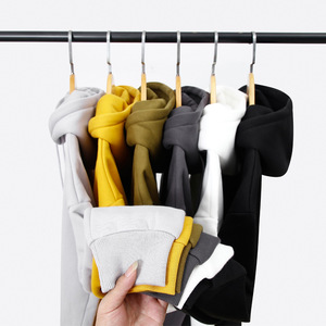 Sweat-shirts à capuche personnalisés pour hommes en coton et polyester, qualité supérieure, coupe classique, streetwear, épaules tombantes, automne - Product Image 3