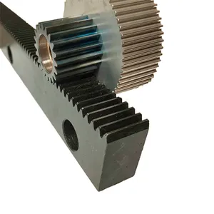 European standard M1 M2 M3 M4 M5 M6 custom CNC machined steel helical gear rack and pinion gears M1.25