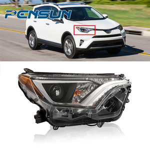Cụm đèn pha LED lắp ráp tùy chỉnh nhà máy, đèn pha projector halogen, đèn pha bên phải (RH) phù hợp với Toyota <span class=keywords><strong>Rav4</strong></span> 2016-2017-2018 - Product Image 1