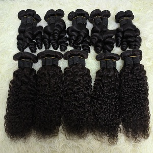 Letsfly กลุ่มผมลอนคลื่น/น้ำ4ชิ้น/ล็อตสำหรับผู้หญิงผิวดำผมคน100% - Product Image 3