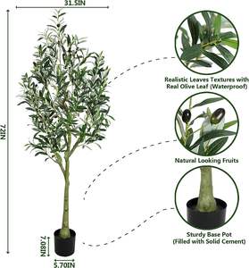 Usine Personnalisé Pas Cher 280CM 9.2FT Réaliste Grand Faux <span class=keywords><strong>Olivier</strong></span> en <span class=keywords><strong>Pot</strong></span> Intérieur Décoratif UV Grand <span class=keywords><strong>Olivier</strong></span> Artificiel à Vendre - Product Image 6