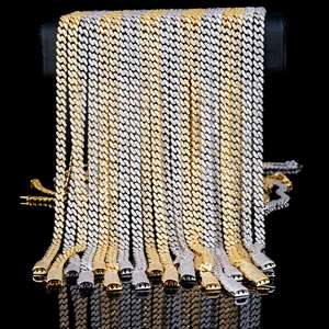 Collar de Cadena Cubana de Miami, Estilo Hiphop, al por Mayor, Plata de Ley 925, con Incrustaciones de Moissanita, Joyería de Diamantes para Hombre y Mujer - Product Image 2