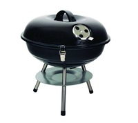 Barbecue Portable au charbon de bois, avec émail rouge, pour pique-nique, pouces