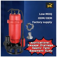 Pompe submersible à eaux usées Kaislen WQG1100 1,1 kW 1,5 CV avec broyeur en fonte, basse pression, pour usage commercial