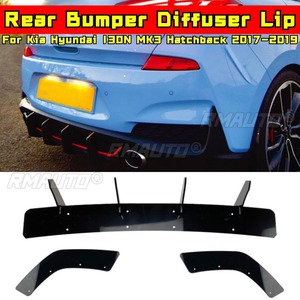 Rear Bumper Spoiler Rear Bumper <b>Splitter</b> <b>Lip</b> Protector for Kia Hyundai I30N MK3 Hatchback 2017-2019 Body Kit Car Accessories - Product Image 2