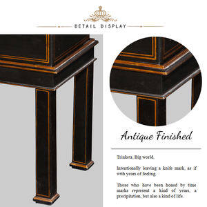 Mueble de Madera Maciza de Estilo Moderno de Mediados de Siglo, Serie Americana Yips LD-1403-1060, con Diseño Floral Hecho a Mano, para el Recibidor - Product Image 6