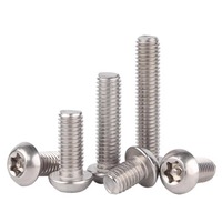 304 acier inoxydable M2-M10 tête cylindrique sécurité Torx vis boulon colonne intérieur pentagone anti-vol vis mesure métrique