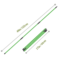 Kit de entrenamiento de palos de golf para alineación del club y guía del plano de swing, accesorios de práctica para entrenamiento en interiores y exteriores
